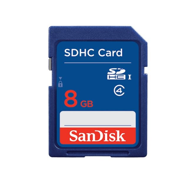 SANDISK 8Go Carte Mémoire SDHC– SDSDB-008G-B35 - 3 mois Garantie