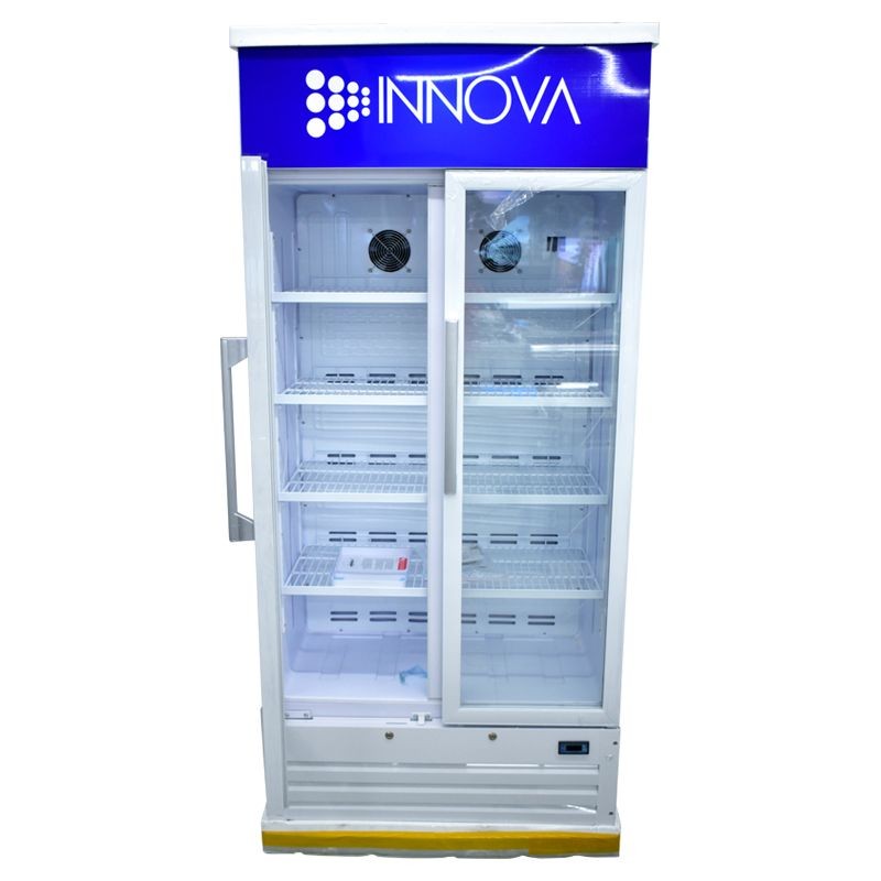 INNOVA 700L - Réfrigérateur Vitré 2 Porte - 12Mois de garantie