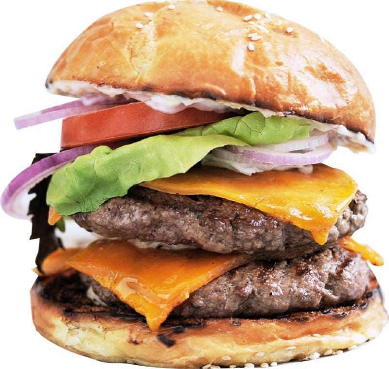 Captain Burger CAP01 - Double Cheese Burger-1 jus de 33cl Offert
