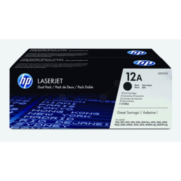 HP Cartouche De Toner LaserJet 12A- Compatible - Noir