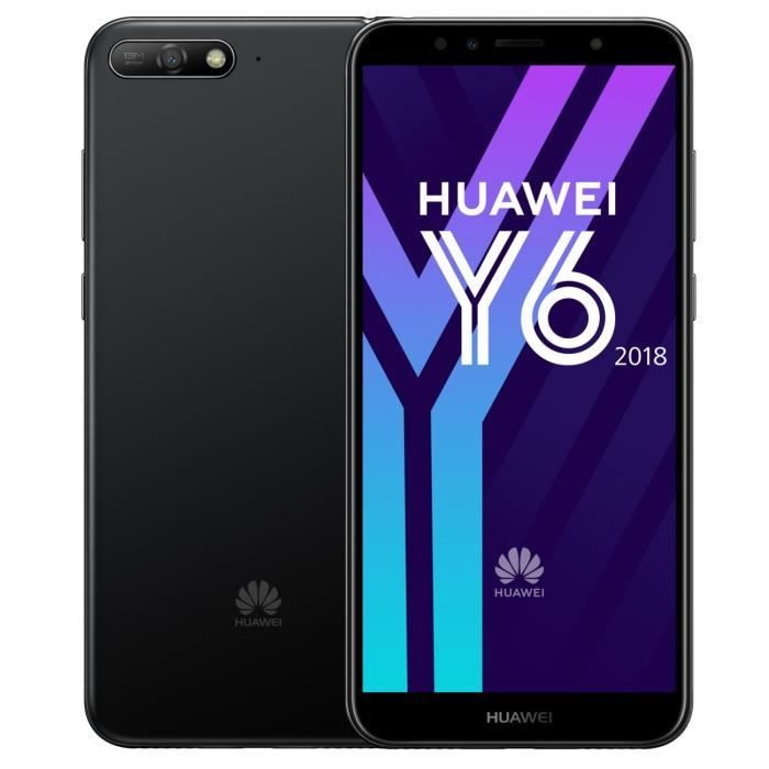 Huawei Y6 (2018) - 5.7Pouces -Double SIM - 5Mpx avant/13Mpx arrière - 2Go Ram/16Go HDD - 6 Mois Garantie