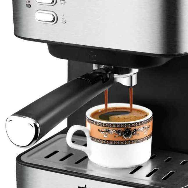 DSP Professional KA3028- Machine à Espresso 850W - Acier Inoxydable - Neuf 1 an Garantie