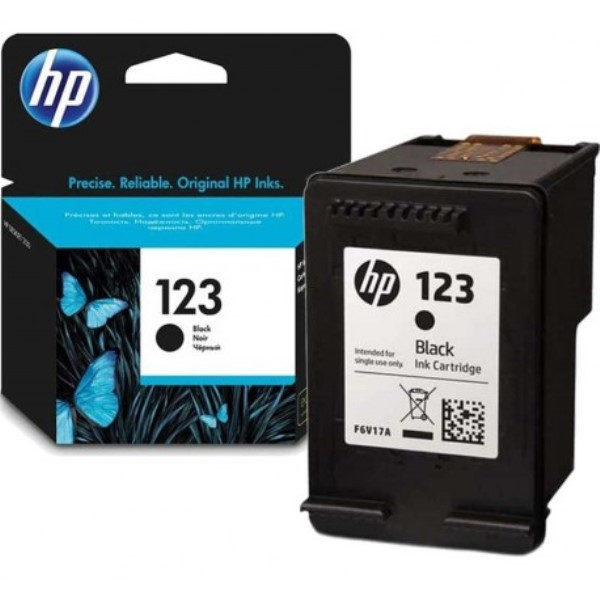 HP 123 cartouche d'encre authentique, noir - Etat Neuf - 6 Mois Garantie