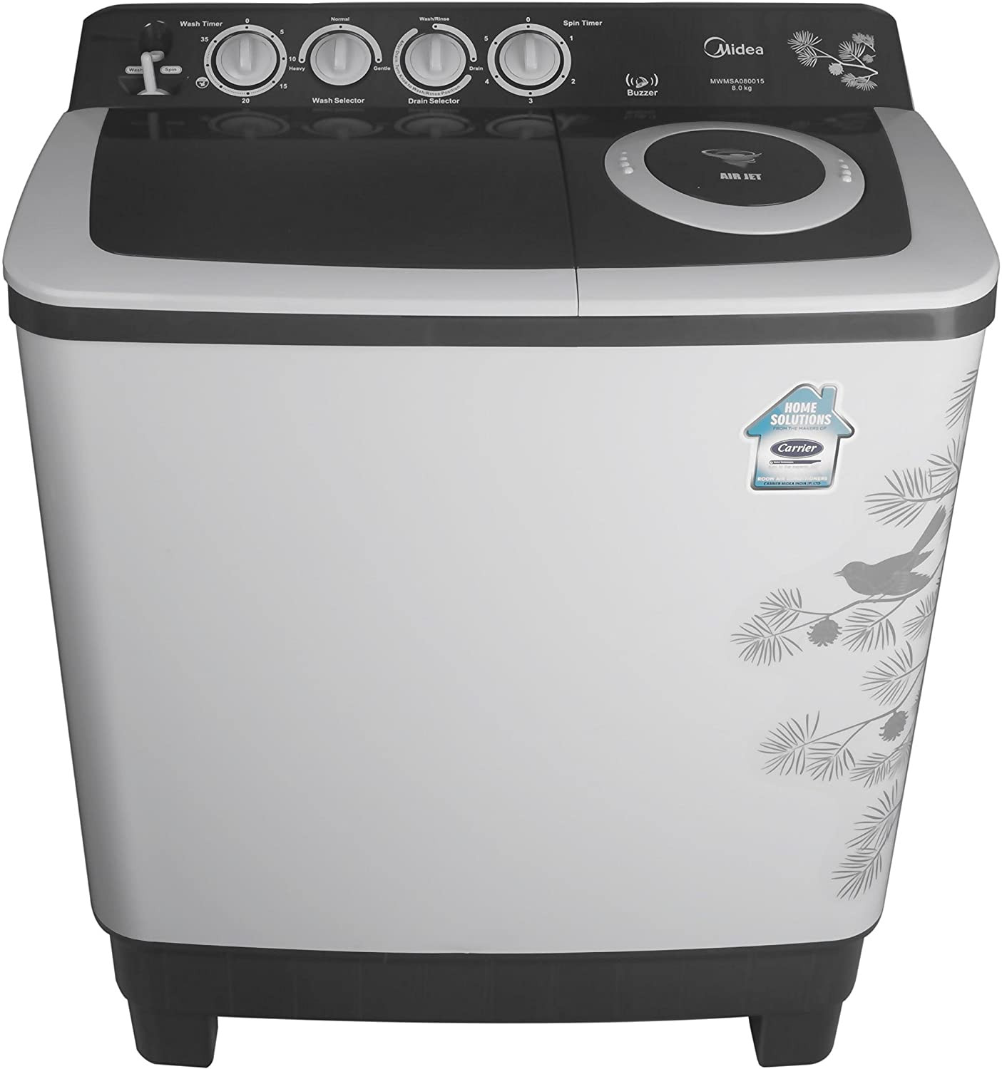 MIDEA 10Kg Machine à laver MTE100-P110 - Semi-automatique - Neuf 12mois de  garantie - Bonjour Cameroun