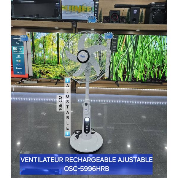Ventilateur rechargeable Oscar