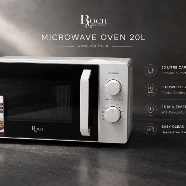 ROCH RMW-20LMGA Micro-Onde Blanc-20L Neuf 1an Garantie